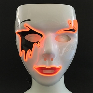 LED maske med rødt lys